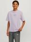 Preview: Jack & Jones Tshirt mit Backprint Sonne lila