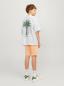 Preview: Jack & Jones Tshirt mit Backprint Palme weiß