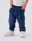 Preview: Name it NOOS Mini Cargo-Sweatjeans dunkelblau