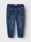 Preview: Name it NOOS Mini Cargo-Sweatjeans dunkelblau