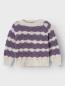 Preview: Name it Mini Strickpullover mit Streifen lila