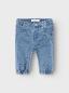 Preview: Name it Baby Jeans mit Blumenstickerei