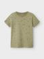 Preview: Name it Kids T-Shirt mit Farbklecksen grün