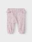 Preview: Name it Baby geblümte Musselinhose rosa