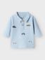 Preview: Name it Baby Polo-Longsleevemit Autos blau