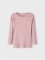 Preview: Name it NOOS Mini Ripp-Longsleeve mit Spitze