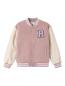 Preview: Name It Kids Collegejacke rosa