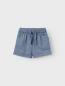 Preview: Name it Baby Leinenshorts blau