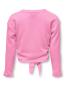 Preview: Kids ONLY Feinstrick Knotenshirt pink