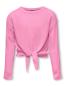 Preview: Kids ONLY Feinstrick Knotenshirt pink