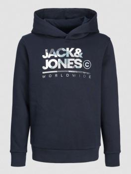 Jack & Jones Hoodie Camo-Logo navy