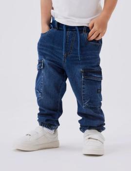 Name it NOOS Mini Cargo-Sweatjeans dunkelblau