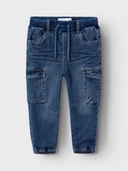 Name it NOOS Mini Cargo-Sweatjeans dunkelblau