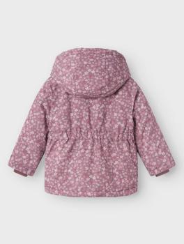 Name it Baby Winterjacke Blumenmuster