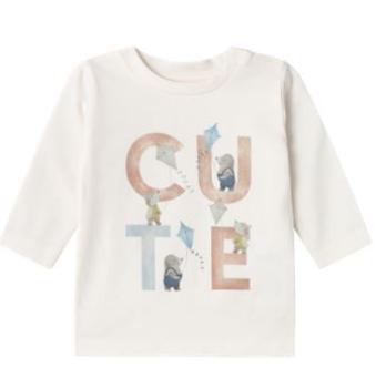 Name It Baby Longsleeve CUTE weiss