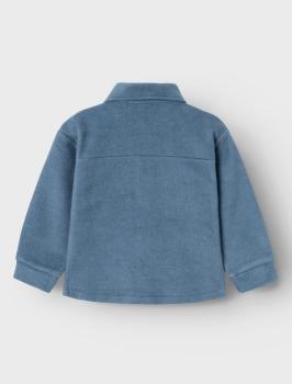 Name it Mini Shirtjacke Seeblau