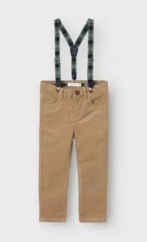 Name It Cordhose mit Hosenträgern in beige