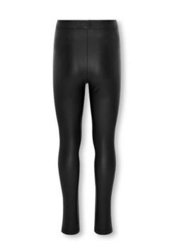 Kids ONLY Coated Leggins schwarz