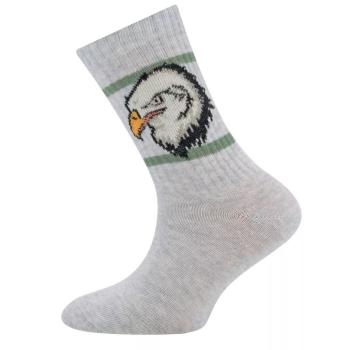 Ewers Socken mit Adler, grau