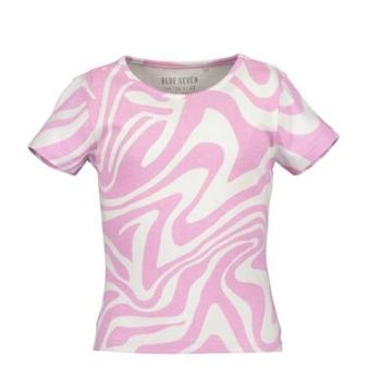 Blue Seven Kids T-Shirt Swirls pink