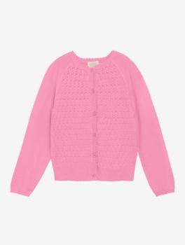 Creamie Cardigan Pointelle pink