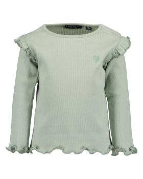 Blue Seven Baby Longsleeve mit Rüschen mint