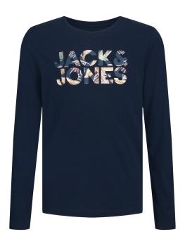 Jack&Jones Longsleeves Jungle Logo navy