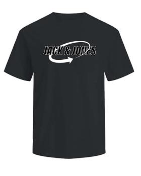 Jack&Jones Logo Tshirt schwarz