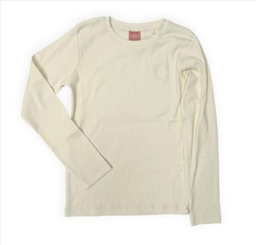 Three Hearts Longsleeves Ripp creme