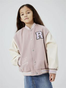 Name It Kids Collegejacke rosa