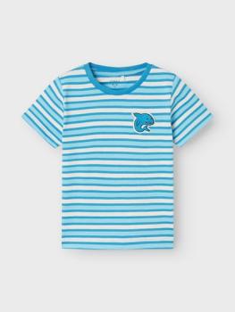 Name it Tshirt gestreift mit Hai