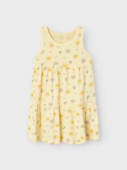 Name it Mini Sommerkleid mit Print, gelb