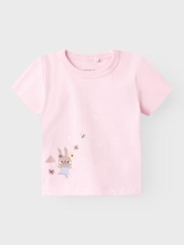 Name it Baby Tshirt Häschen rosa