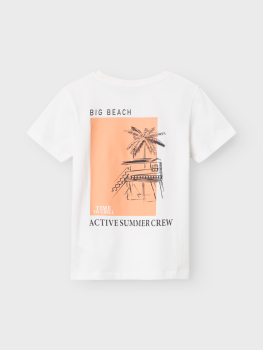 Name It Boys Tshirt Beach weiß