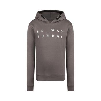 No Way Monday Kids Hoodie grau