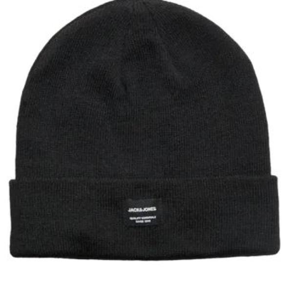 Jack&Jones Strick-Beanie Mütze schwarz