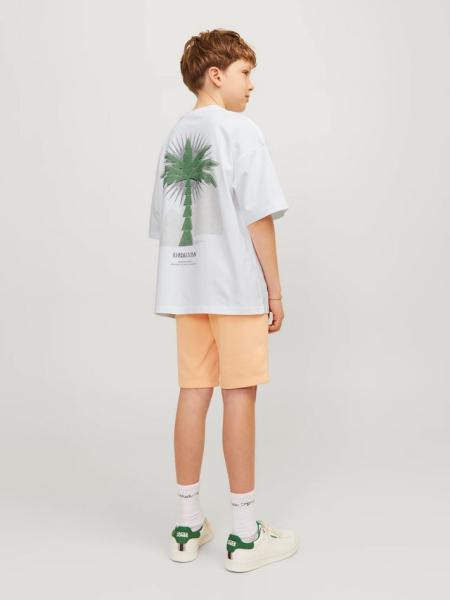 Jack & Jones Tshirt mit Backprint Palme weiß