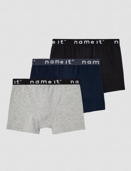 Name it NOOS Kids Boxer schwarz/grau/navy