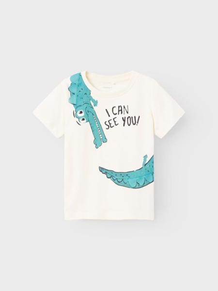 Name it Mini T-Shirt Krokodil 'I can see you'