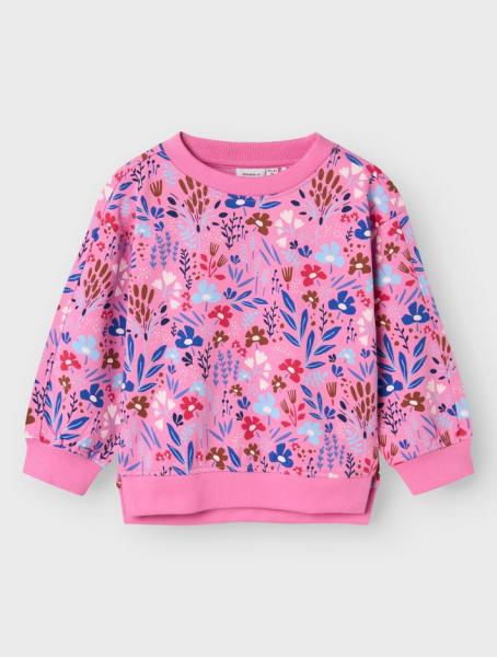 Name it Mini Sweater Wildflowers pink