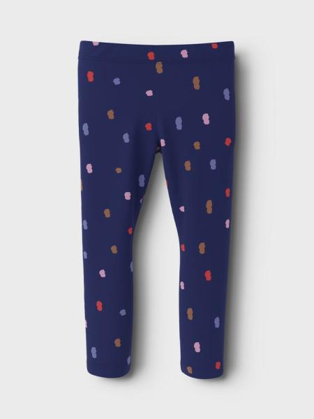 Name it Mini Leggings Punkte navy