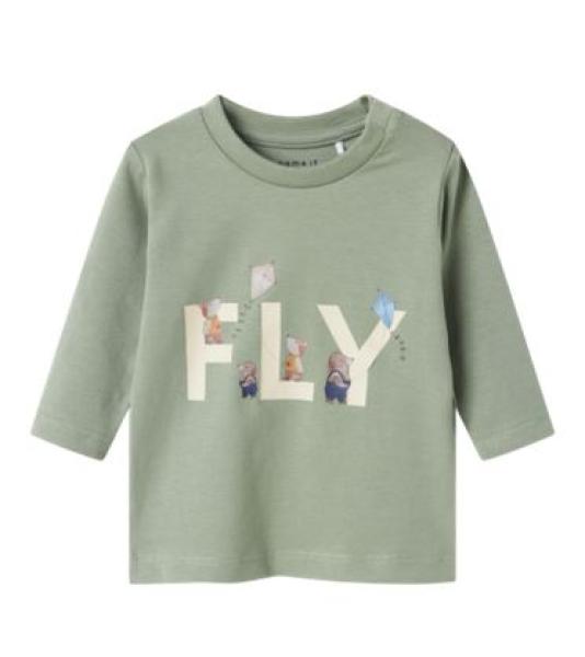 Name It Baby Longsleeve FLY grün