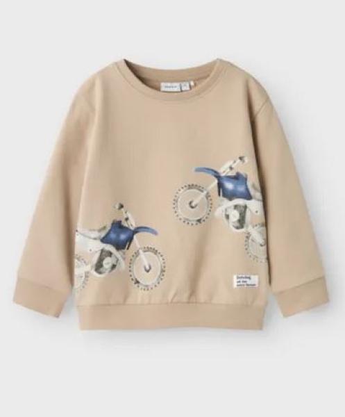 Name It Boys Sweater Motorrad beige