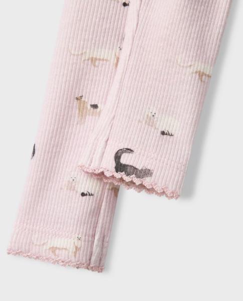 Name it Baby Ripp-Leggings mit Katzenprint