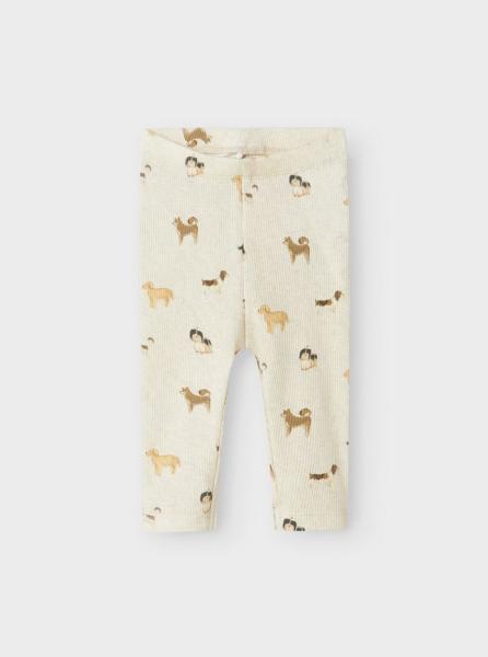 Name it Baby Ripp-Leggings mit Hundeprint