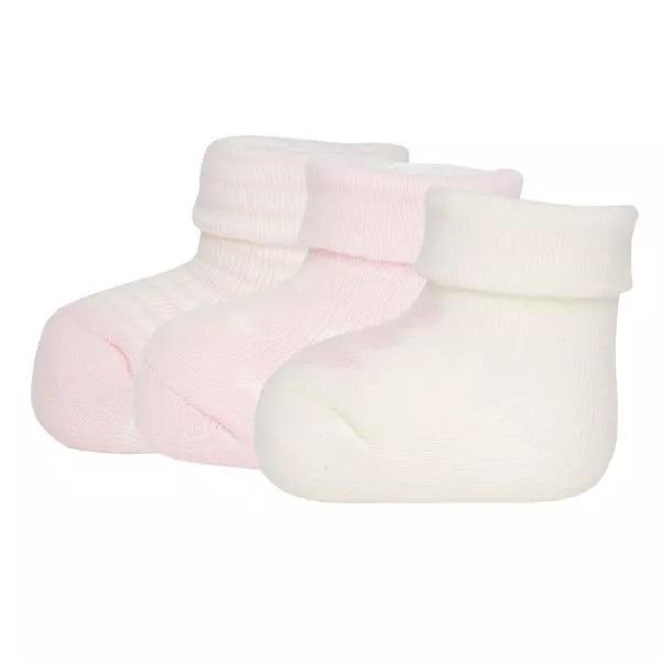 Ewers Babysocken 3er Pack Hase rosa