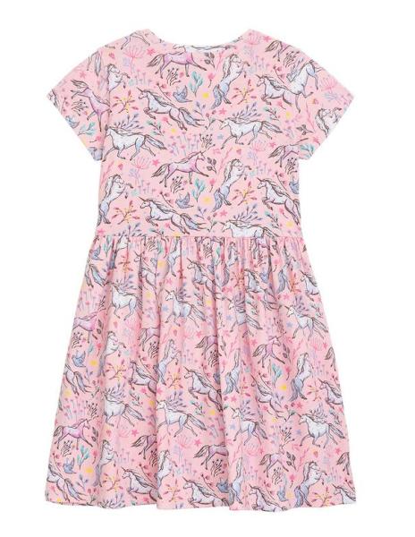 Danamade Mini Kleid DBABETTE Einhörner rosa