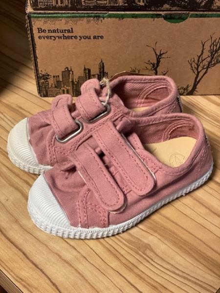 Natural World Sneakers Klett alt rosé