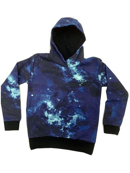 Three Oaks Hoodie Universum blau