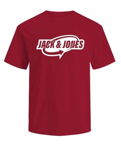 Jack&Jones Logo Tshirt rot